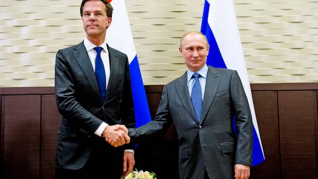 Rutte en Poetin praten kort over homorechten in Rusland ...