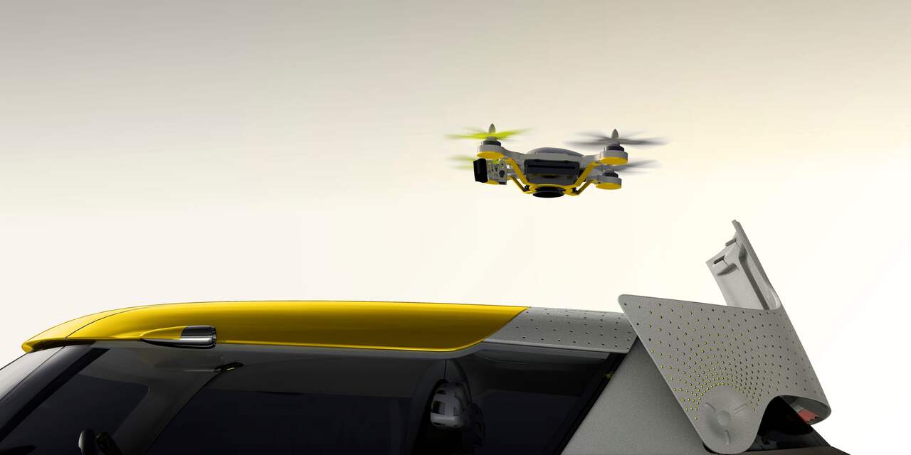 Renault toont zelfrijdende auto en conceptauto met drone