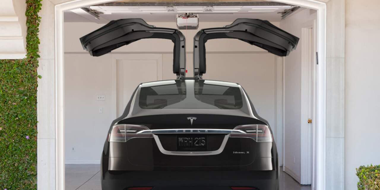 Tesla Model X krijgt vleugeldeuren