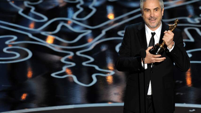 Alfonso Cuarón ontvangt Oscar voor Beste Regie voor Gravity