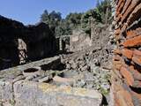 Dit weekeinde zijn opnieuw delen van de antieke stad Pompeï ingestort. Een Venustempel en een muur (foto) in een necropolis (dodenstad) zijn beschadigd geraakt.