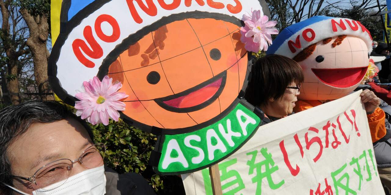 Duizenden Japanners demonstreren tegen kernenergie