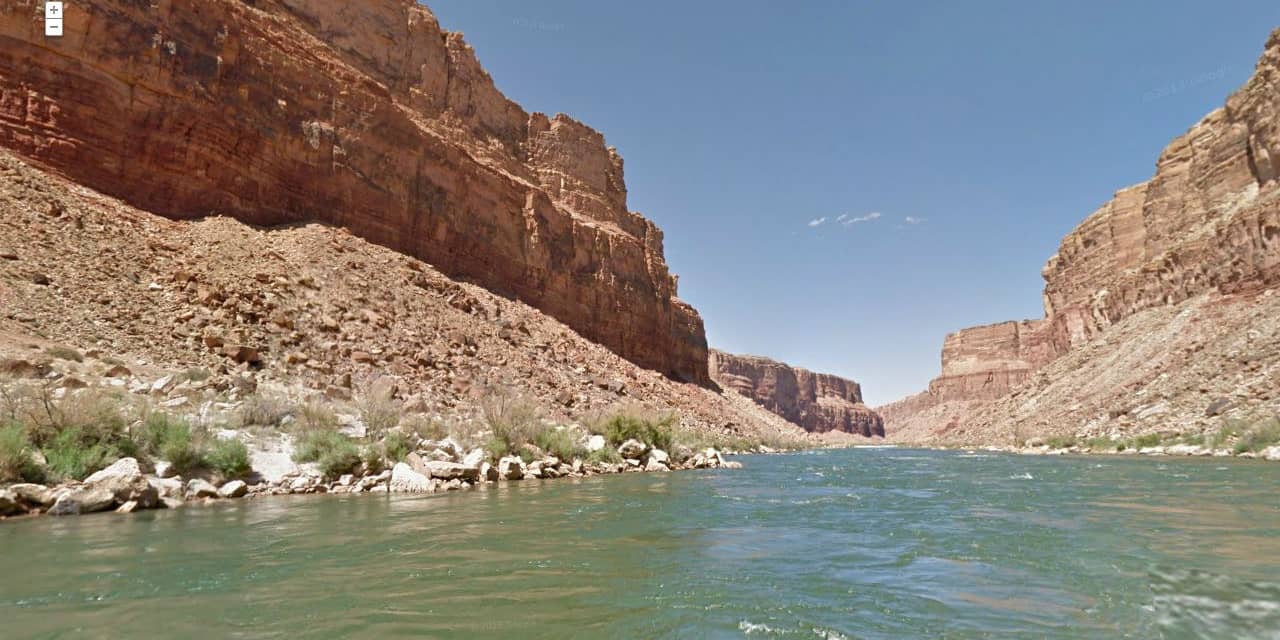 Google laat Grand Canyon vanaf Colorado River zien op Street View