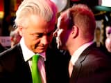 PVV-partijleider Geert Wilders tijdens de verkiezingsavond van zijn partij na de gemeenteraadsverkiezingen.