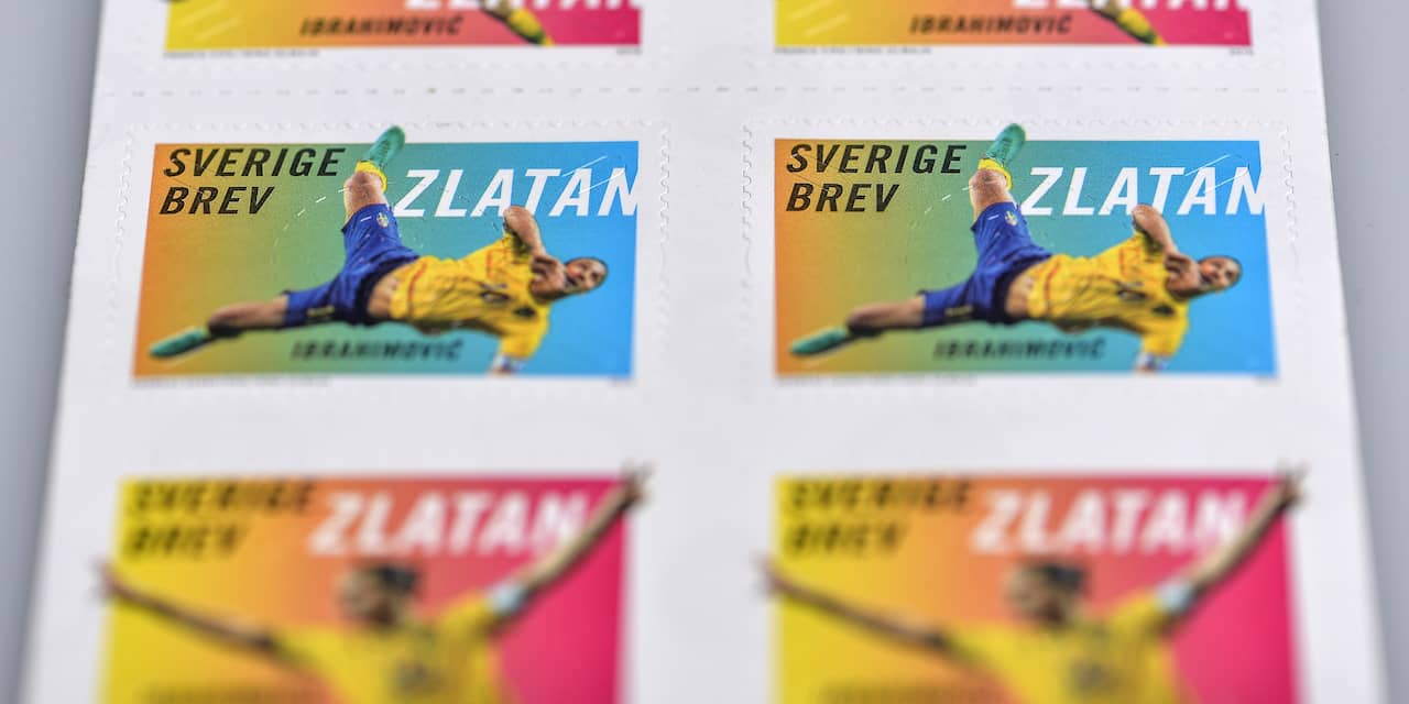 Zlatan op Zweedse postzegels