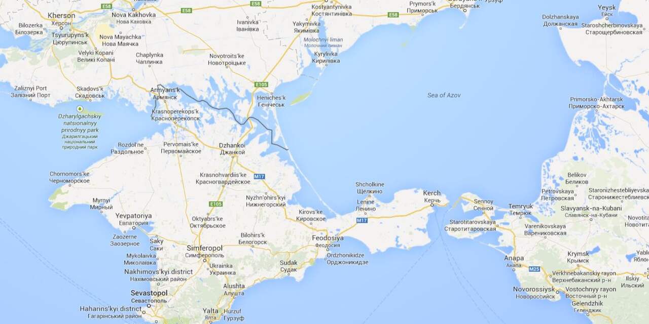 Google Maps voegt Krim toe aan Rusland