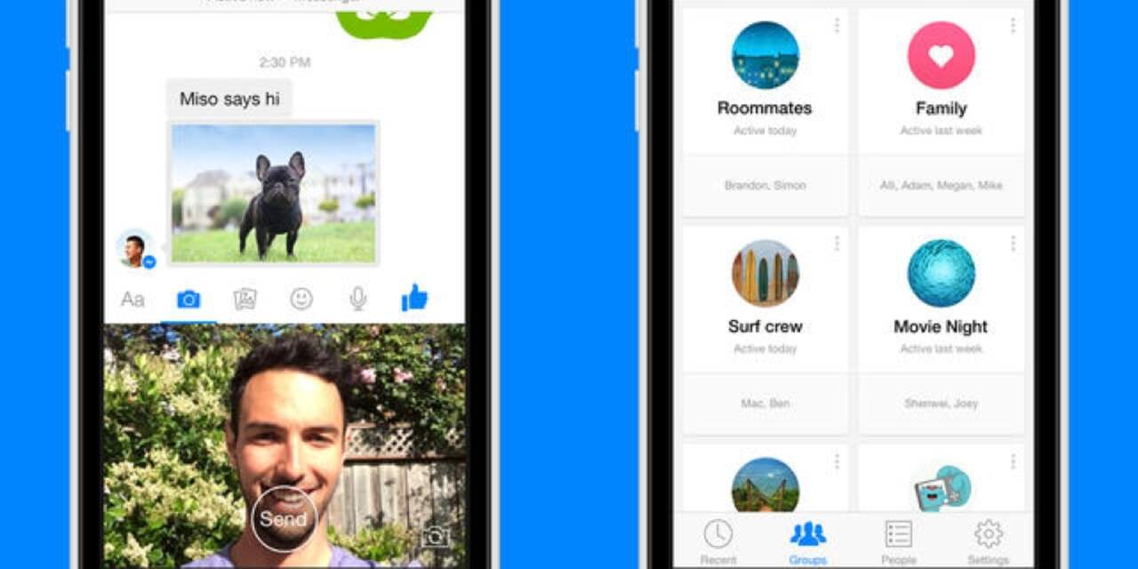 Facebook Messenger maakt delen foto's en video's makkelijker