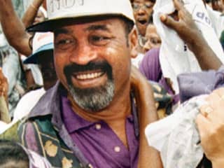 1996-05-20 Desi Delano Bouterse, partijvoorzitter 