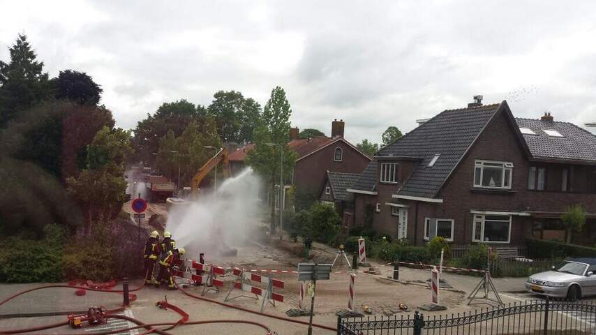 Gaslek in Bodegraven door graafwerkzaamheden