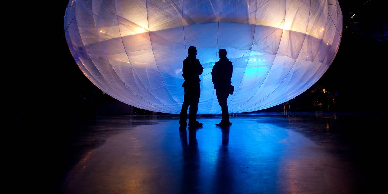 Internetballonnen Google communiceren over 1.000 kilometer afstand