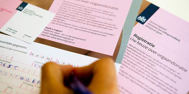 donor donoren donorregistratie