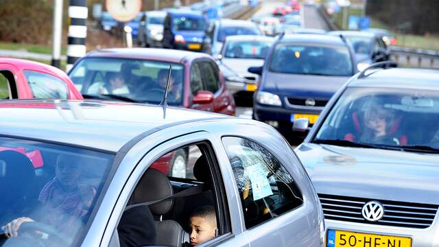 A2 bij Best na ongeluk weer vrij. A2 bij Best na ongeluk weer vrij.