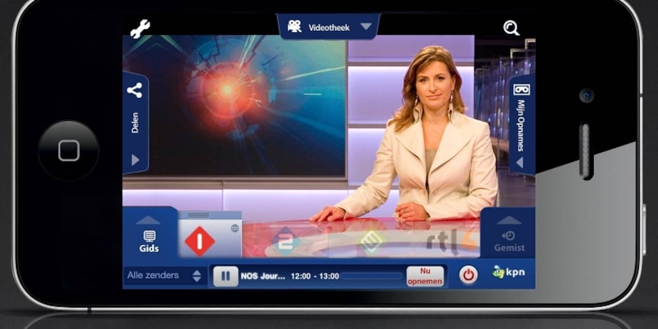 Tv-kijken bij KPN nu ook smartphones | - Het nieuws het eerst NU.nl
