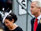 Geert Wilders komt dinsdag samen met zijn vrouw aan bij de Ridderzaal.