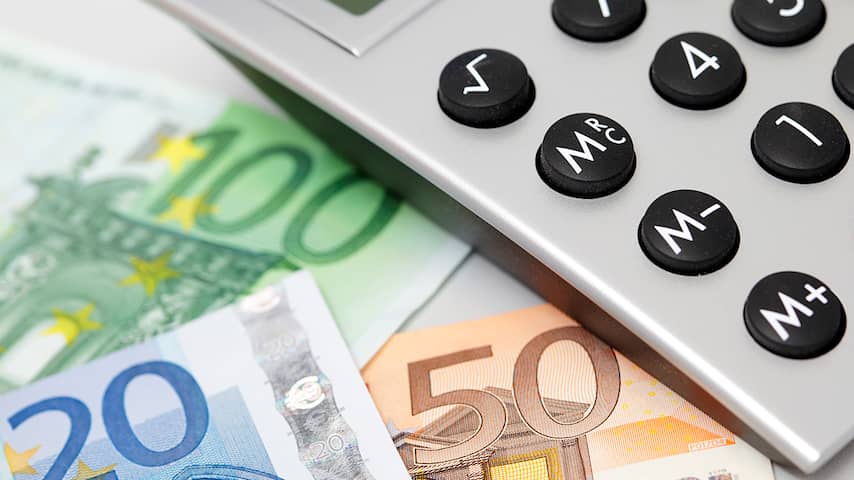 uitkering rekenmachine geld euro eurobiljet
