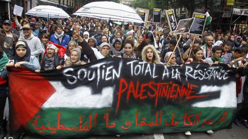 Pro-Palestijnse betogers belagen synagoges Parijs