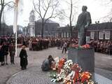 1978-02-22 NLD-19780222-AMSTERDAM: Herdenking van de Februaristaking bij de dokwerker in Amsterdam. ANPFOTO ARTHUR BASTIAANSE.

Fotograaf: abe