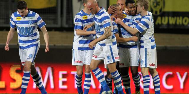 De Graafschap wint bij debuut Roelofsen, Groningen onderuit bij NEC