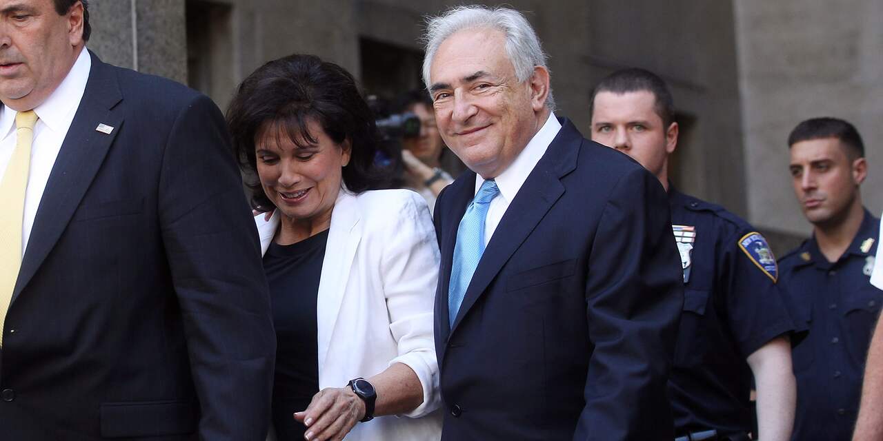 'Afscheidsbezoek Strauss-Kahn aan IMF'