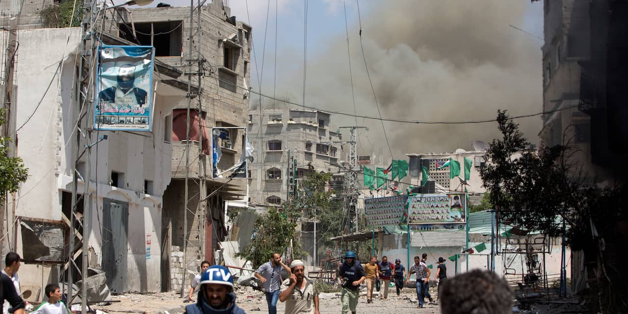 Timmermans verwerpt inzet menselijk schild Gaza