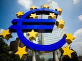 Het hoofdkwartier van de ECB in Frankfurt. De ECB handhaafde donderdag de rente op 1 procent. Dat is een laagterecord voor de eurolanden.