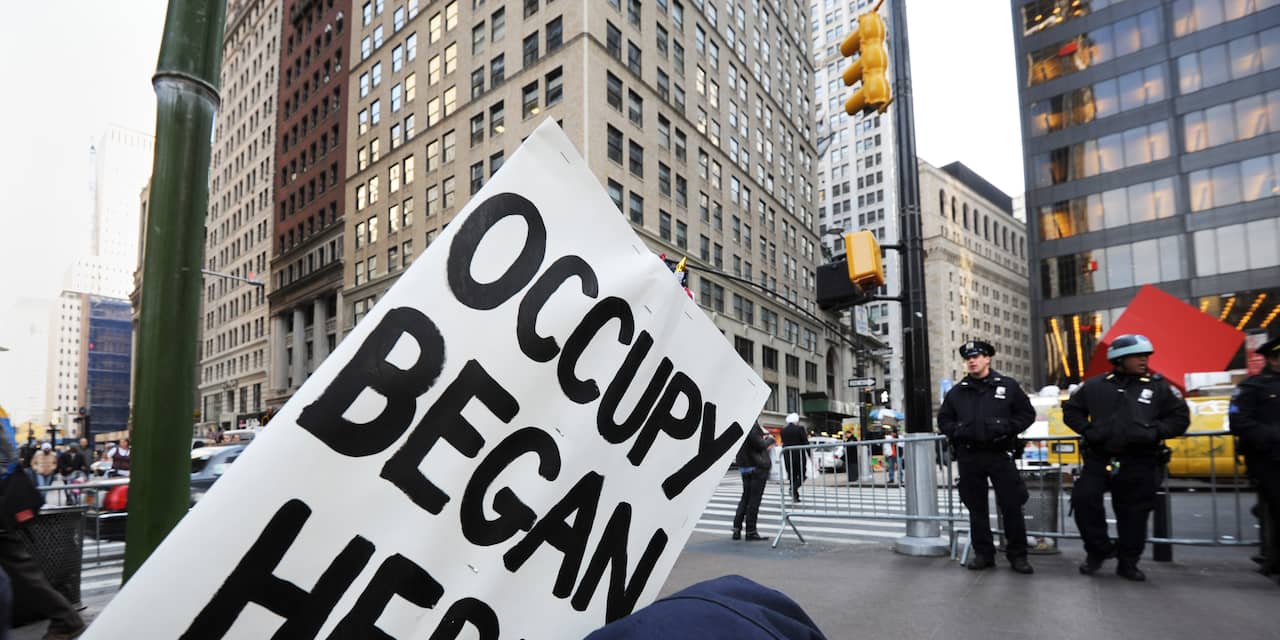 Betogers willen Wall Street donderdag sluiten