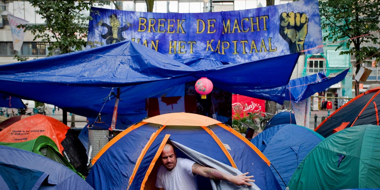 Burgemeester wil verbetering Occupy Beursplein