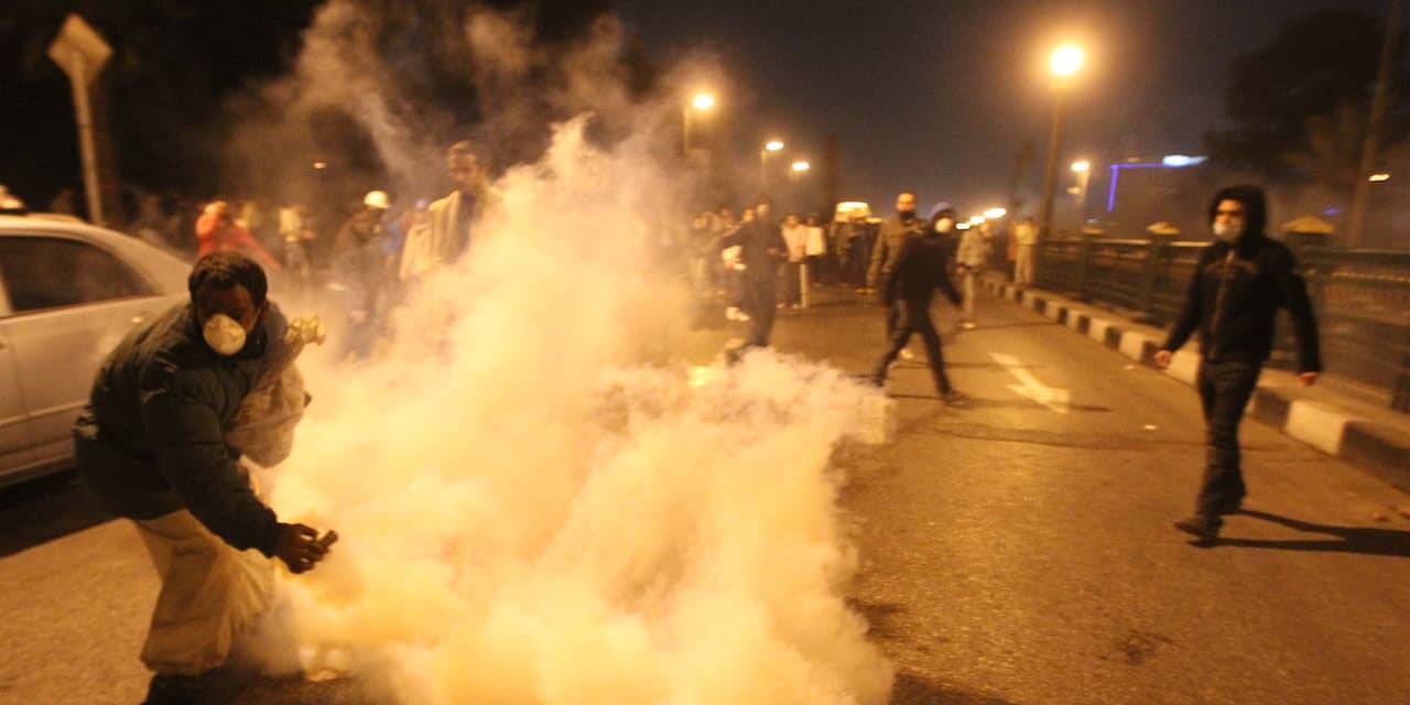 Ordetroepen en betogers opnieuw slaags in Caïro
