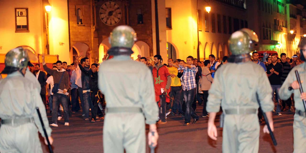 Marokkanen betogen tegen verkiezingen