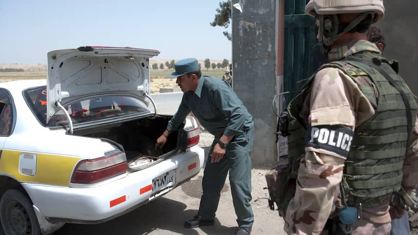 politietrainers, Kunduz, Afghanistan