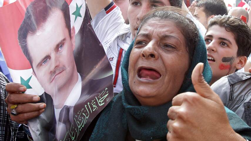 Demonstratie pro-Assad