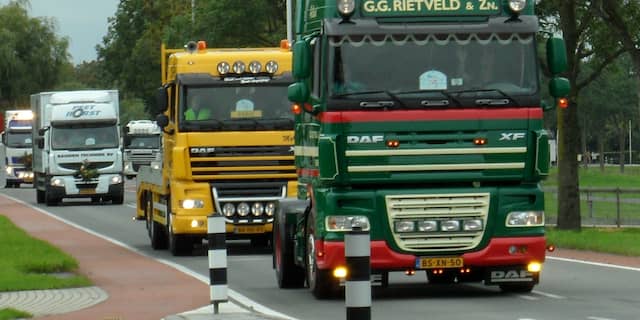 Stichting de Waardse Truckers truckrun 2011.