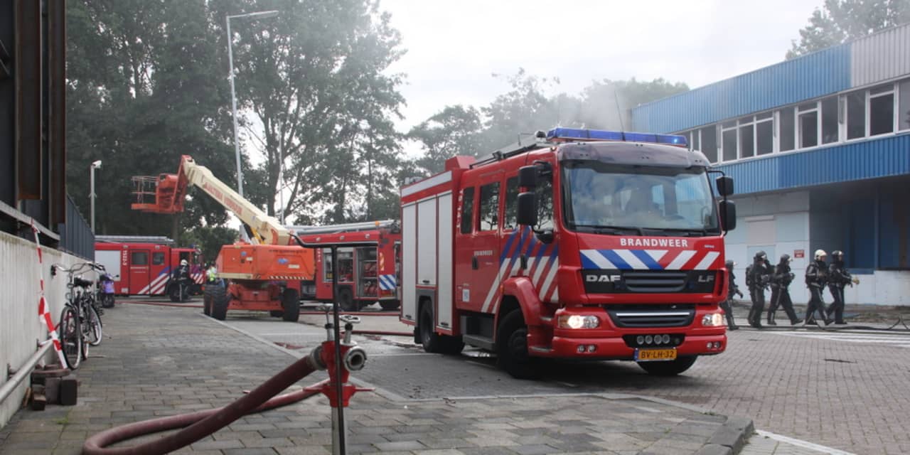 Grote brand in Leeuwarden