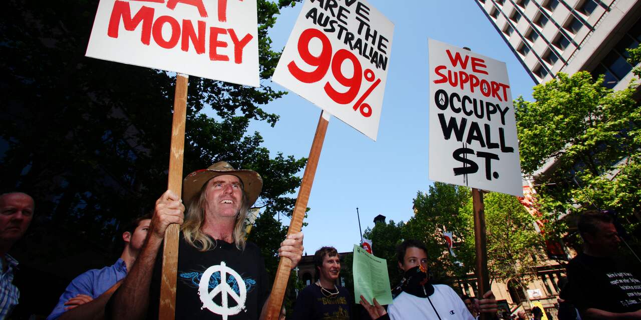 Beursplein wordt te klein voor Occupy