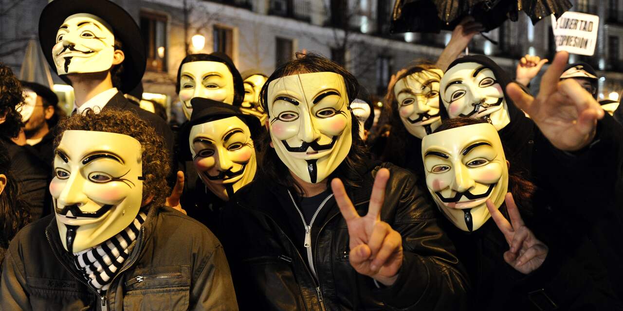 Engeland en VS werken samen tegen Anonymous