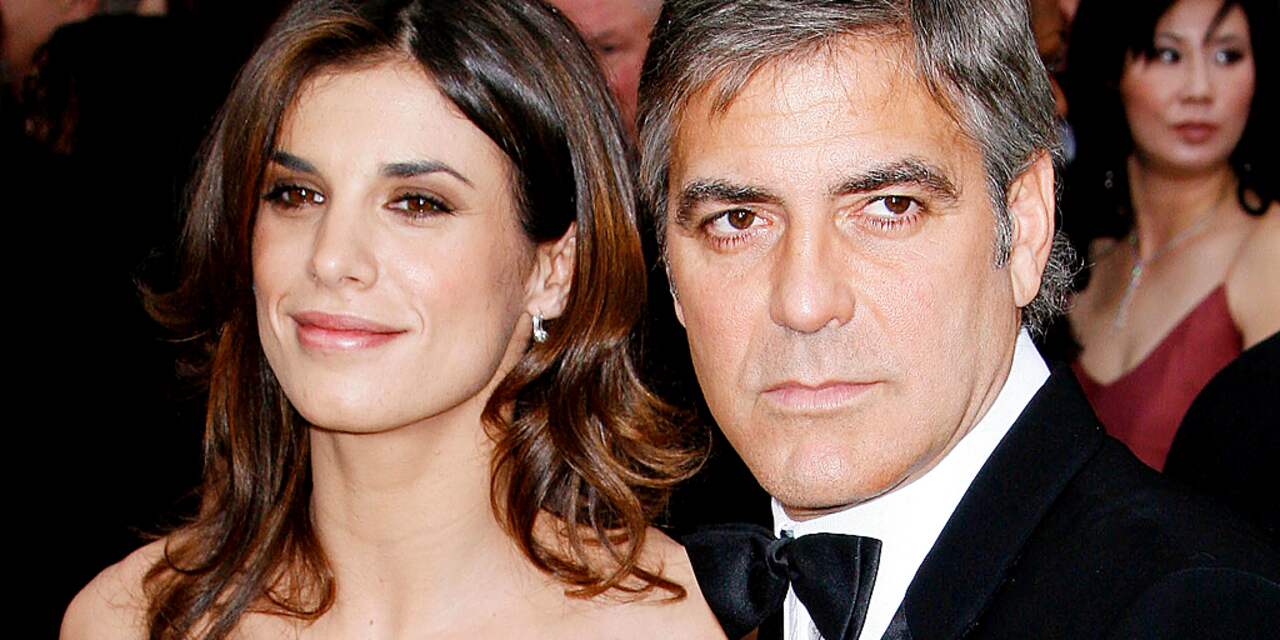Elisabetta Canalis zag George Clooney als vader
