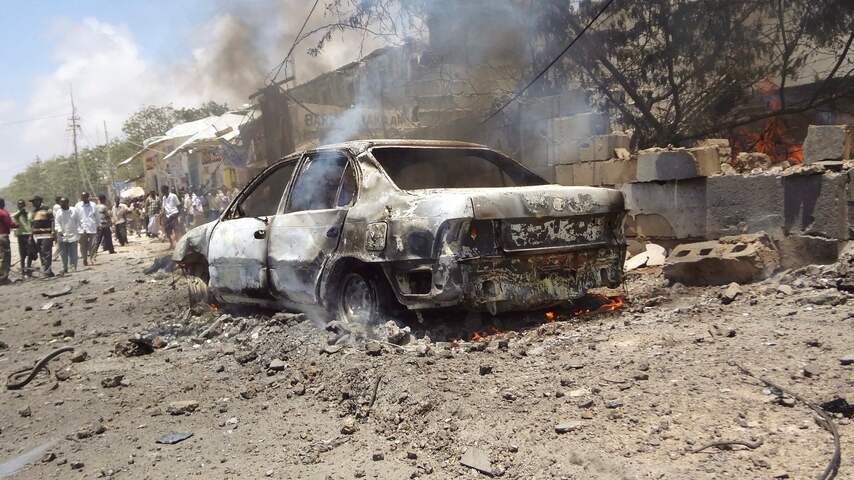 Veel doden door aanslag Mogadishu