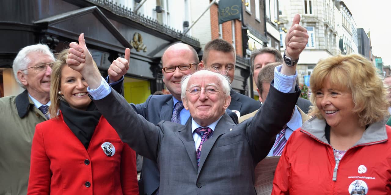 Dichter Michael Higgins nieuwe president Ierland