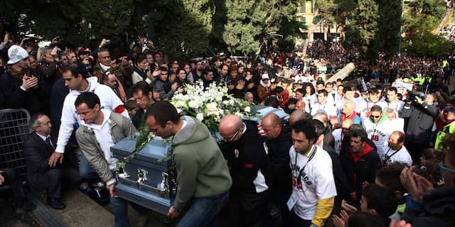 Begrafenis Simoncelli