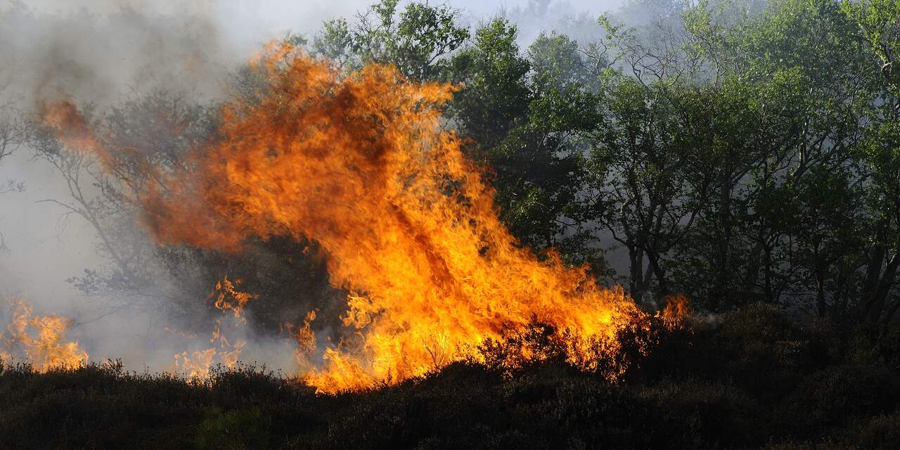 Grote brand bedreigt Afrikaans eiland