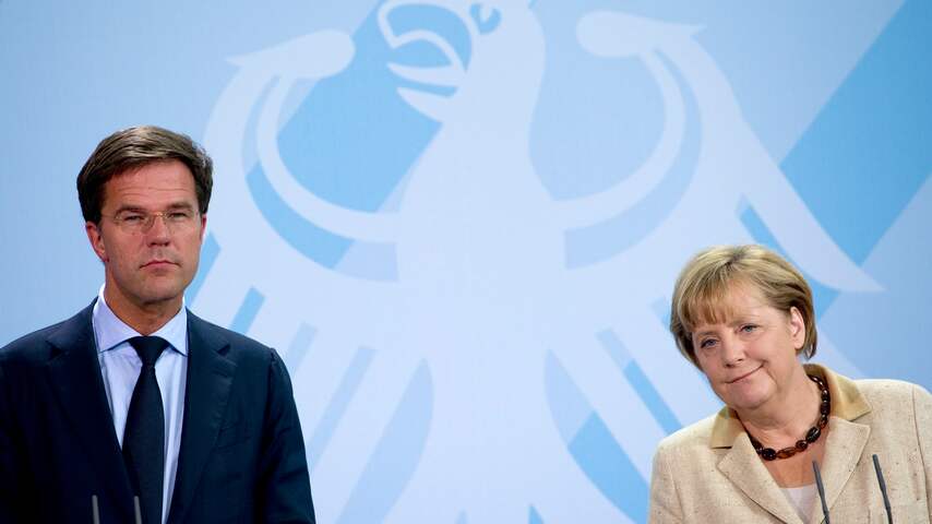 Rutte bezoekt Merkel
