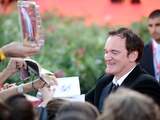 Regisseur Quentin Tarantino arriveert voor de vertoning van 'The black swan'. 