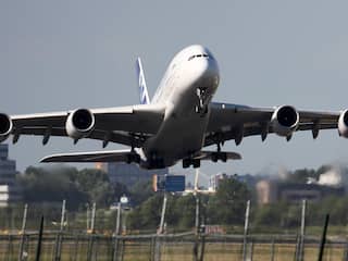 Airbus A380 vertrokken naar Toulouse