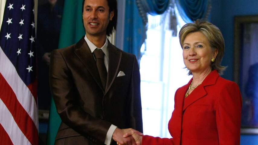 Mutassim Kaddafi clinton