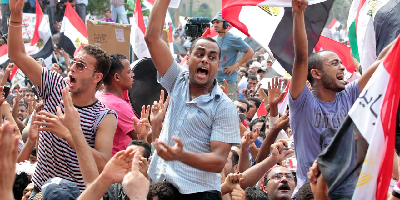 Drie doden bij versnipperd protest Egypte