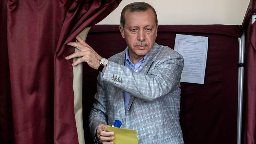 Erdogan wint presidentsverkiezingen Turkije