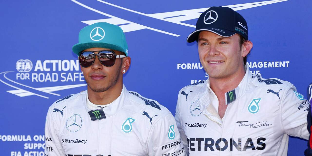 Mercedes-baas niet bang voor rivaliteit Hamilton en Rosberg