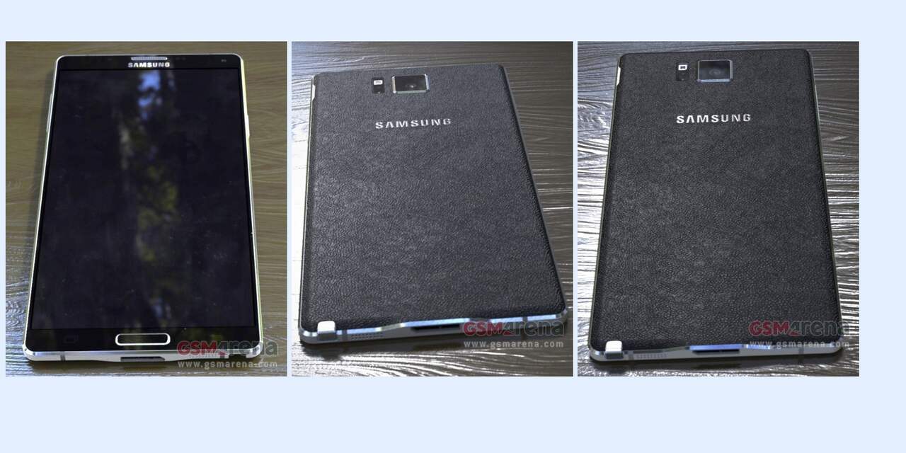 Gelekte foto's tonen Galaxy Note 4 met aluminium rand