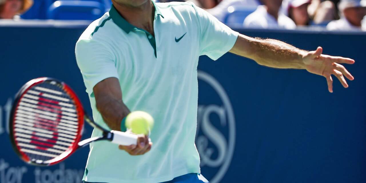 Federer en Serena Williams ronde verder in Cincinnati