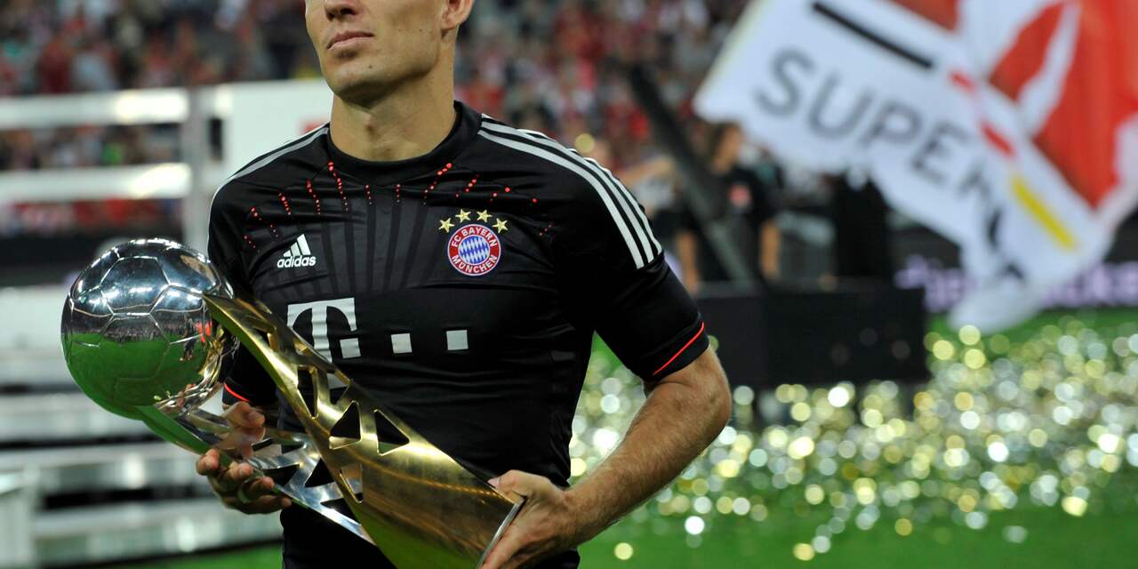 Robben pakt met Bayern eerste prijs van seizoen